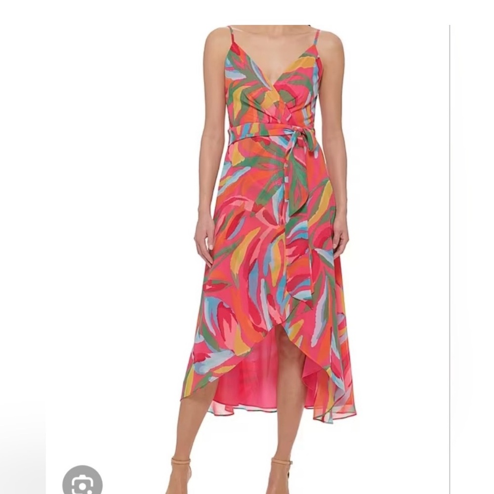 Vince Camuto Multicolor High Low Dress